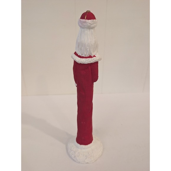 Vintage Christmas Old-World Santa Claus Ceramic Mold Hand Painted 10" Figurine - Picture 3 of 11